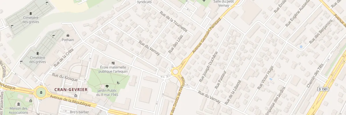Plan du 24 Rue du Vernay à Annecy