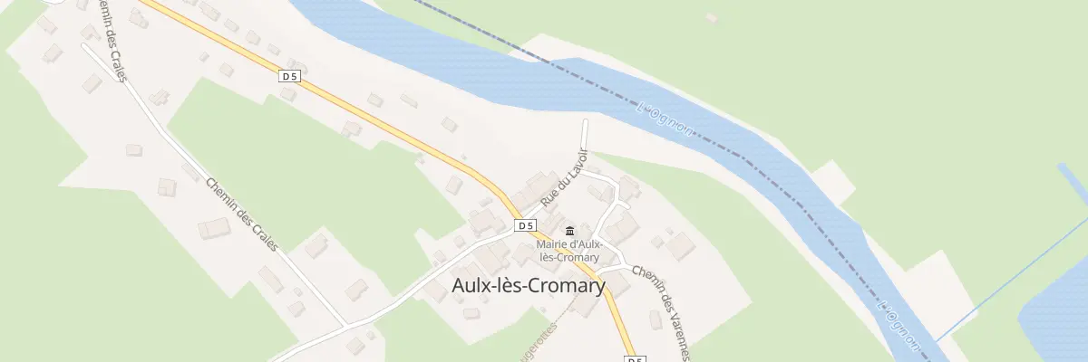 Plan du 5 Rue du Lavoir à Aulx-lès-Cromary