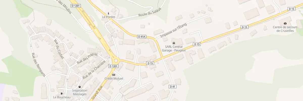 Plan du 35 Rte du Salève à Cruseilles