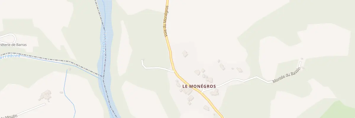 Plan du 2457 Voie du Monégros à Aiglun