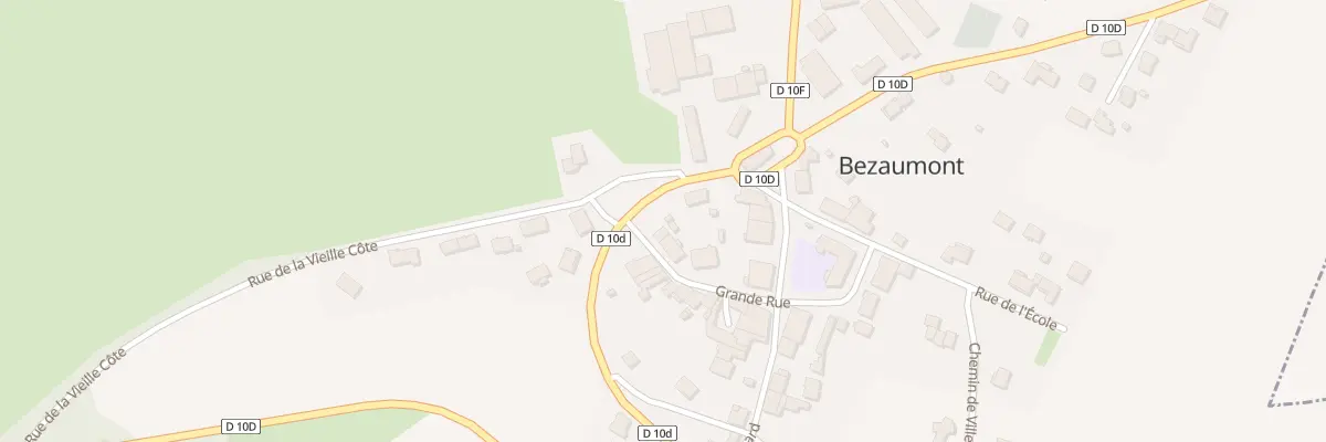 Plan du 25 Grande Rue à Bezaumont