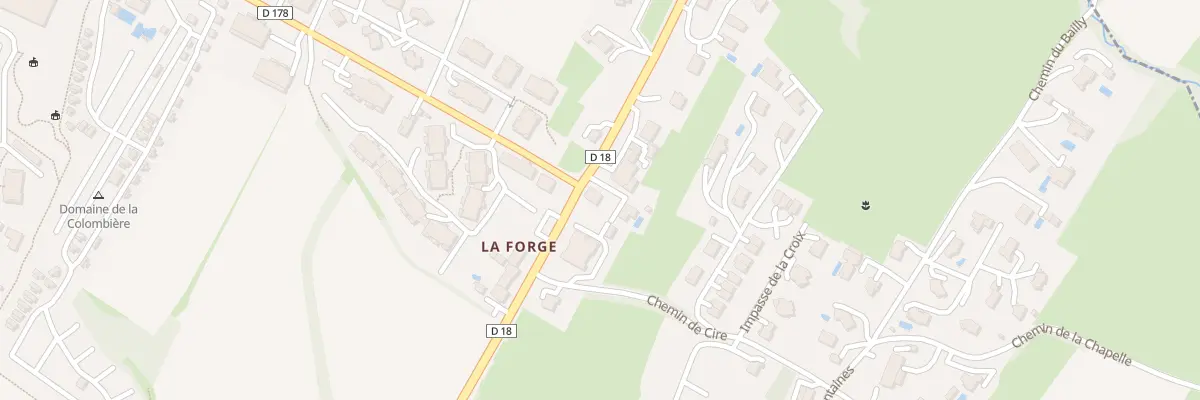 Plan du 751 Rte de la Forge à Neydens