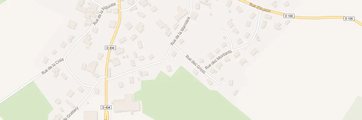 Plan du 10 Rue de la Marnière à Bougnon