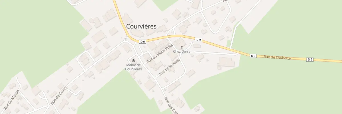 Plan du 5 Rue de la Poste à Courvières