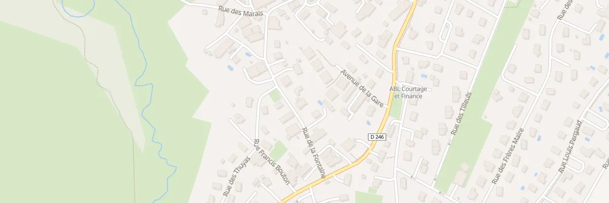 Plan du 25 Rue de la Fontaine à Saône