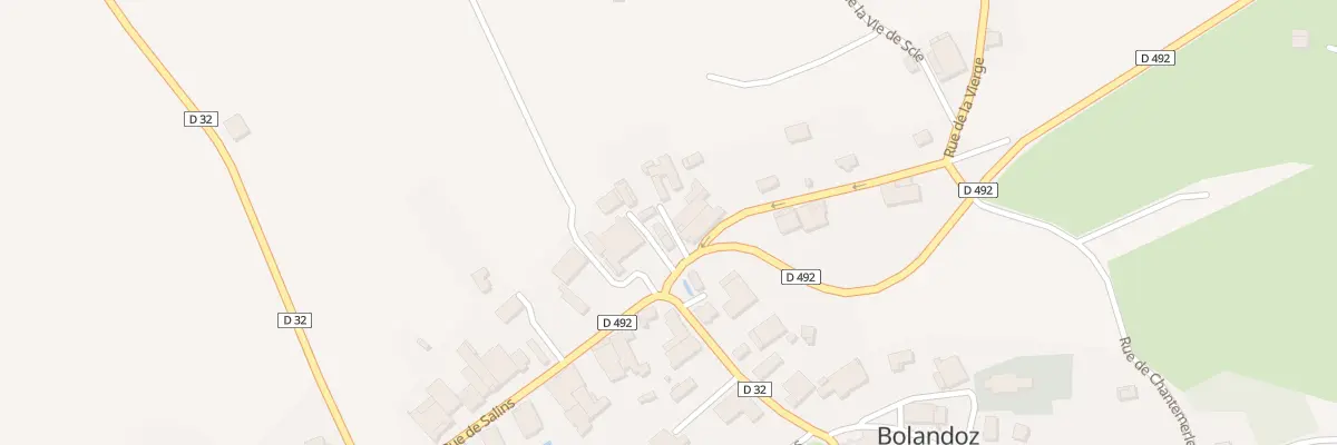 Plan du 2 Rue de Salins à Bolandoz