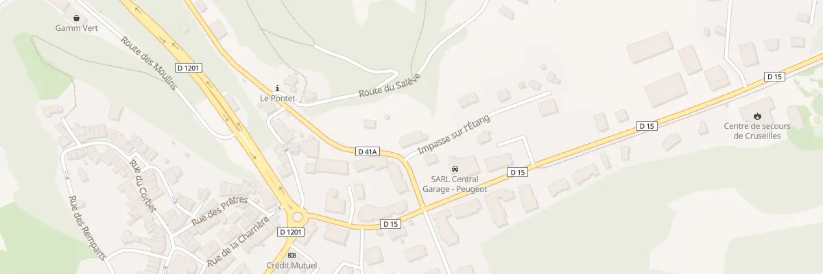 Plan du 35 Imp sur l’Etang à Cruseilles