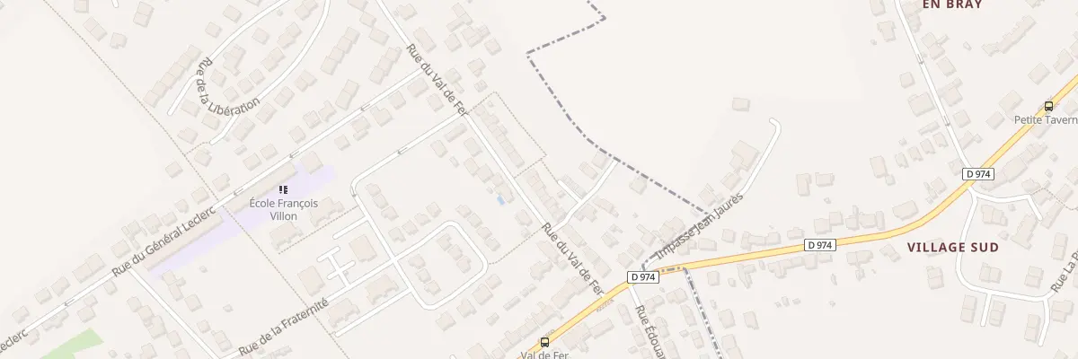 Plan du 20 Rue du Val de Fer à Neuves-Maisons