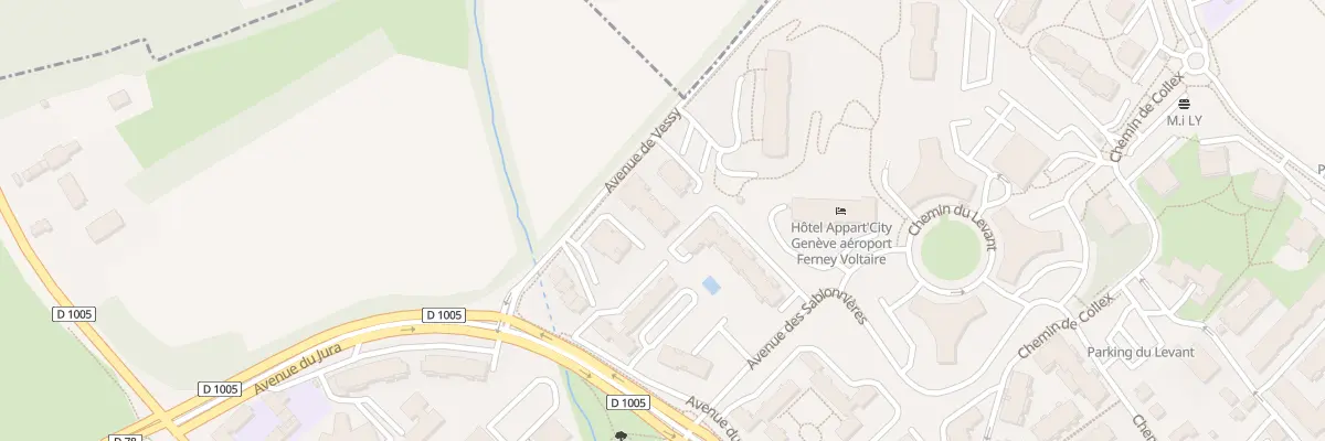 Plan du 14 Av de Vessy à Ferney-Voltaire