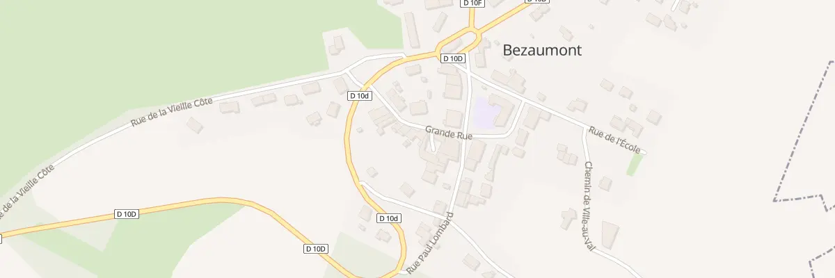 Plan du 28 Grande Rue à Bezaumont