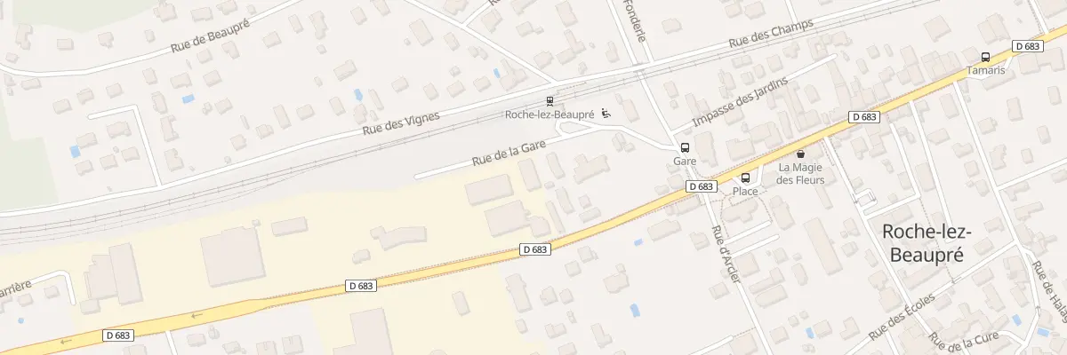 Plan du 46B Rue Nationale à Roche-lez-Beaupré
