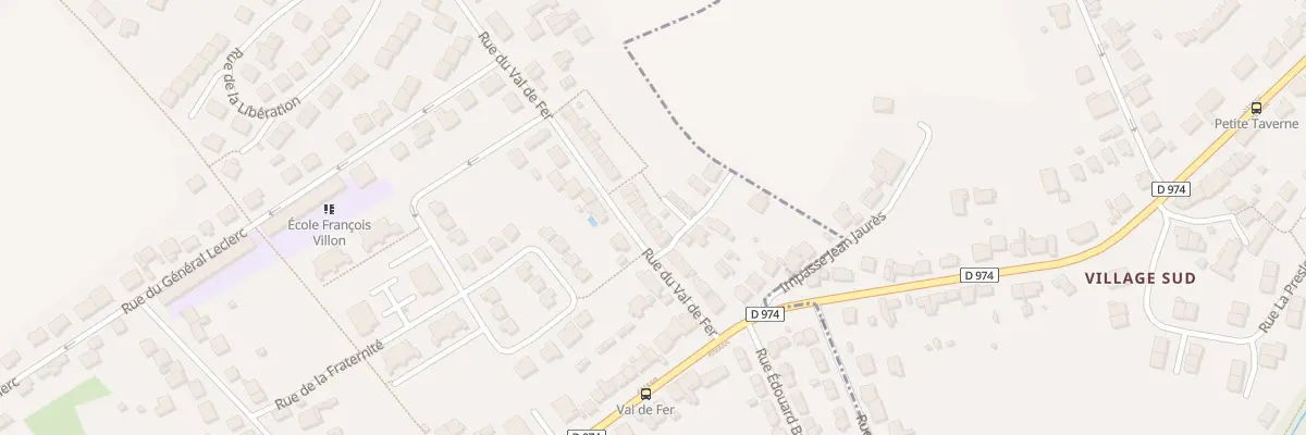 Plan du 14 Rue du Val de Fer à Neuves-Maisons
