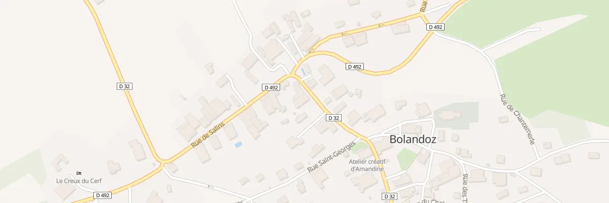 Plan du 4 Gr Grande Rue à Bolandoz