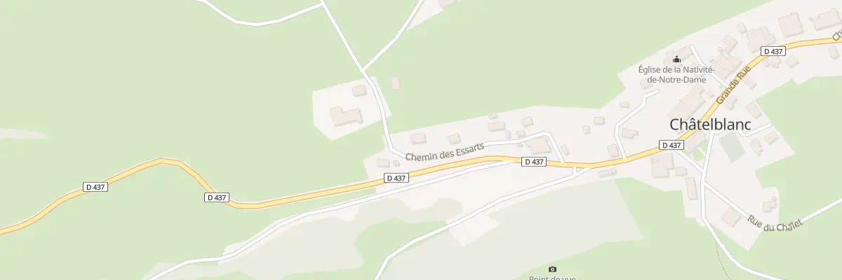 Plan du 6 Che des Essarts à Châtelblanc