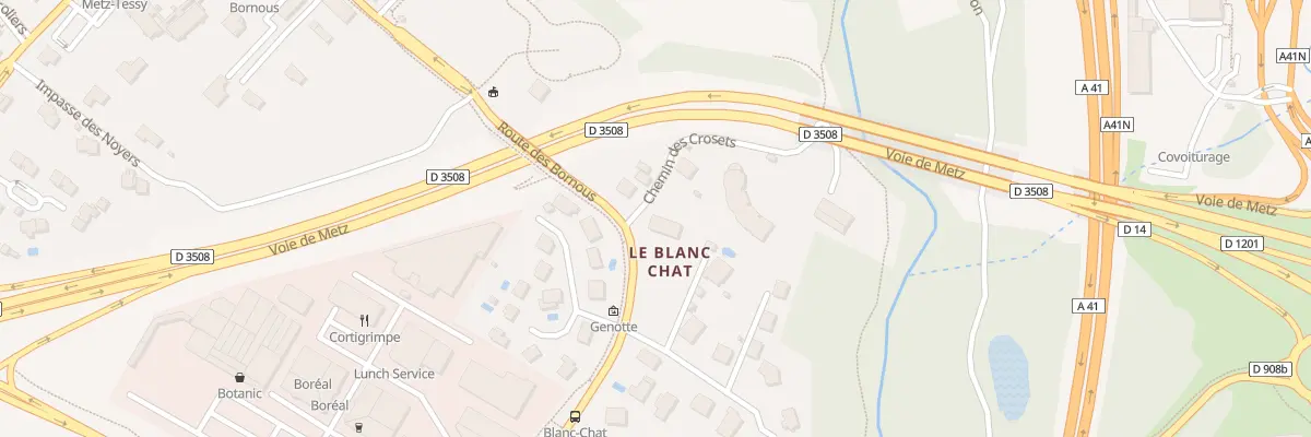 Plan du 87 Rte des Bornous à Epagny Metz-Tessy