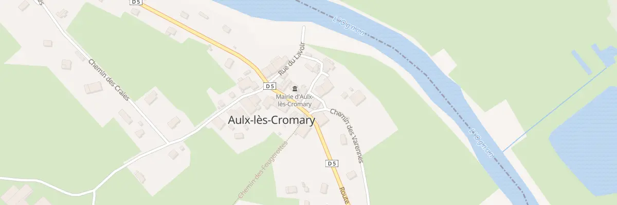 Plan du 2 Rue de l’Ognon à Aulx-lès-Cromary