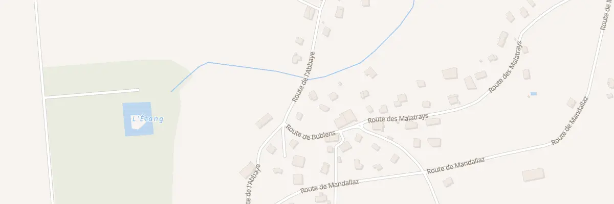 Plan du 629 Rte de l’Abbaye à Allonzier-la-Caille