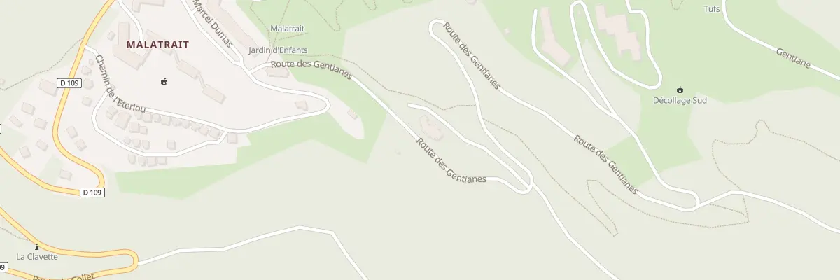 Plan du 391 Rte des Gentianes à Allevard
