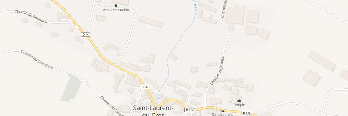 Plan du 5004 Le Village à Saint-Laurent-du-Cros