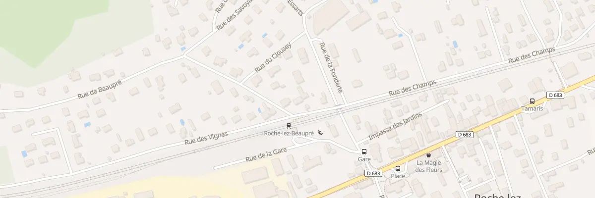 Plan du 6 Rue des Vignes à Roche-lez-Beaupré