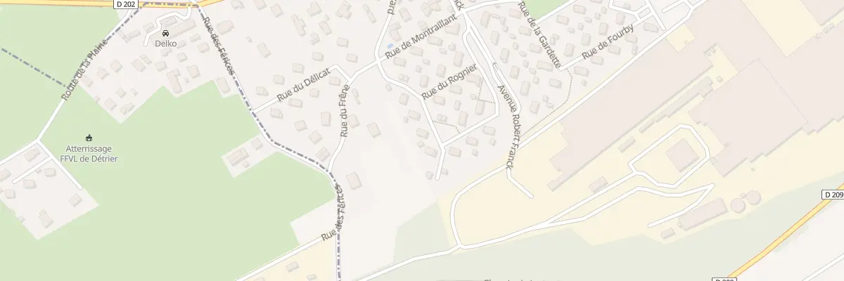 Plan du 59 Rue de montpezard à Valgelon-La Rochette