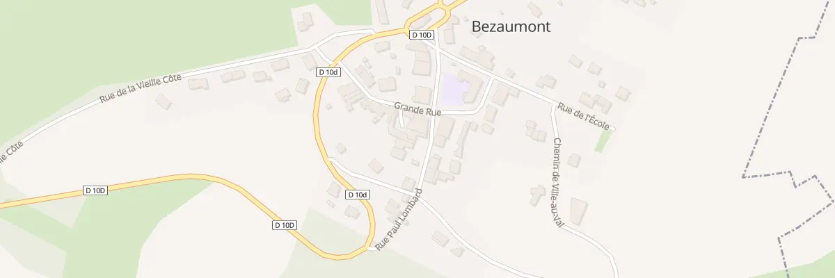 Plan du 30 Rue Paul Lombard à Bezaumont