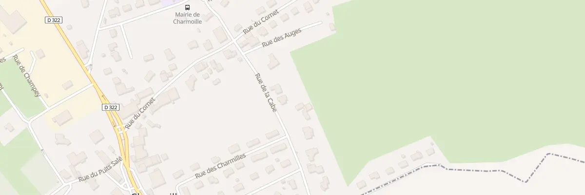 Plan du 12 Rue de la Cabe à Charmoille
