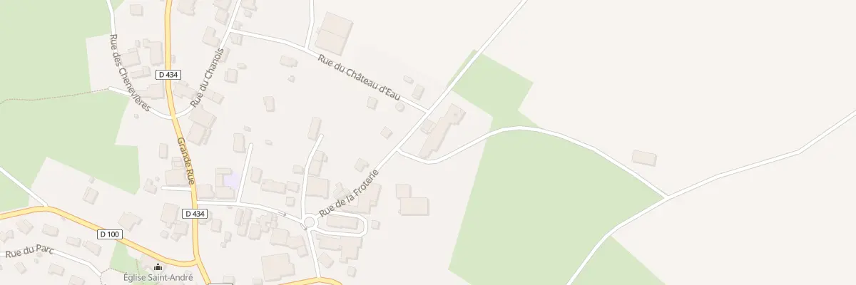 Plan du 18 Rue de la Froterie à Bougnon