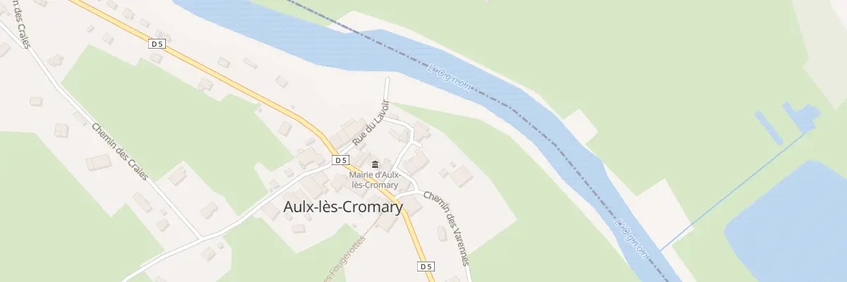 Plan du 10 Rue de l’Ognon à Aulx-lès-Cromary