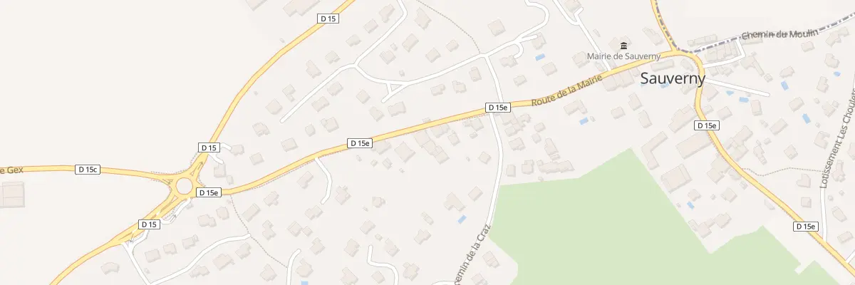 Plan du 294 Rte de la Mairie à Sauverny
