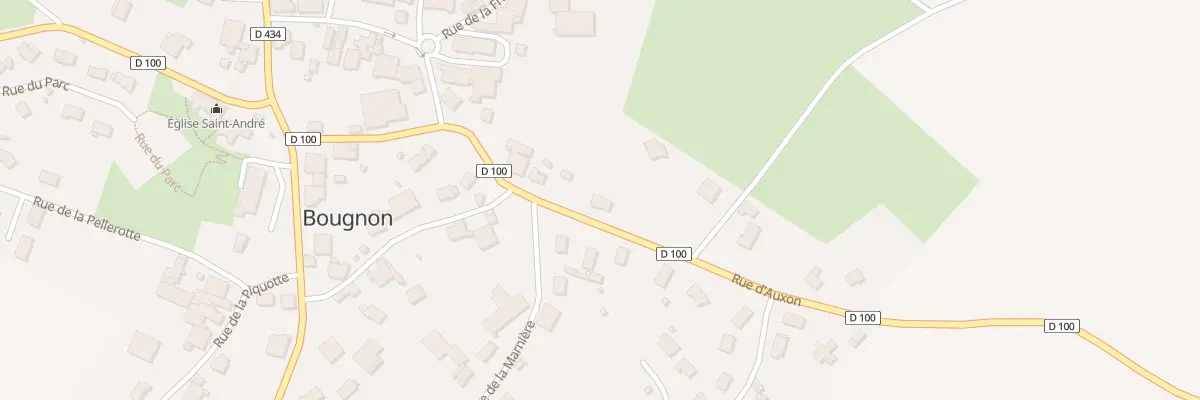 Plan du 19 Rue d’Auxon à Bougnon