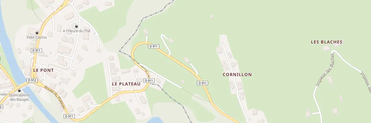Plan du 3124 Rte du Rocher à La Motte-en-Bauges