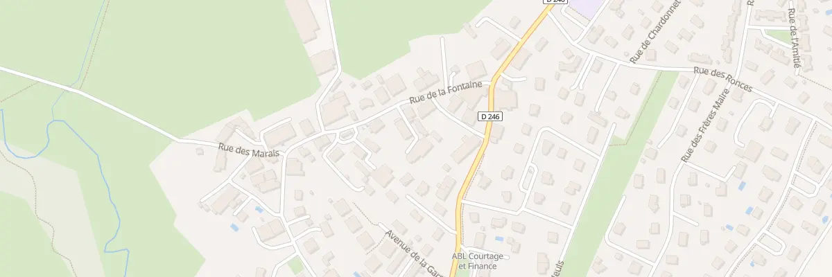 Plan du 5 Rue de la Fontaine à Saône