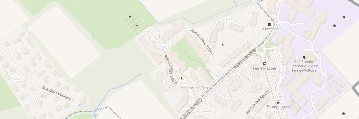Plan du 148 Rue du Père Adam à Ornex