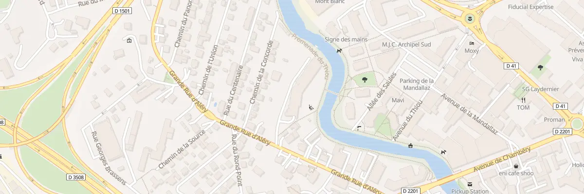 Plan du 20 Grande rue d’Aléry à Annecy