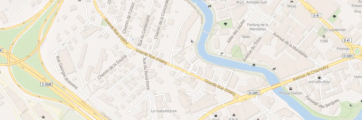 Plan du 18 Grande rue d’Aléry à Annecy