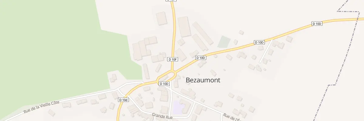 Plan du 43 Rte de Landremont à Bezaumont