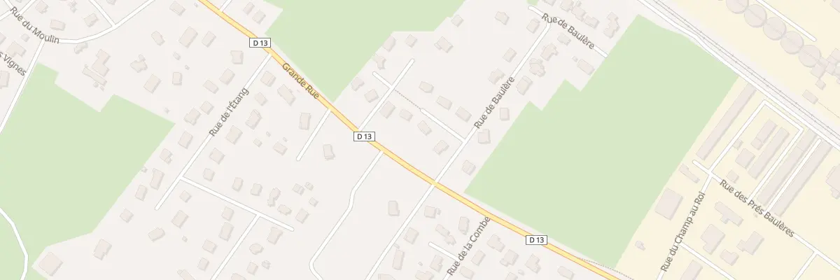 Plan du 3 Rue de Baulère à Vaivre-et-Montoille