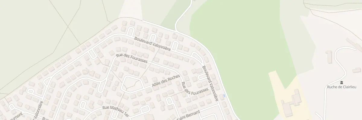 Plan du 100 Bd Valonnière à Villers-lès-Nancy