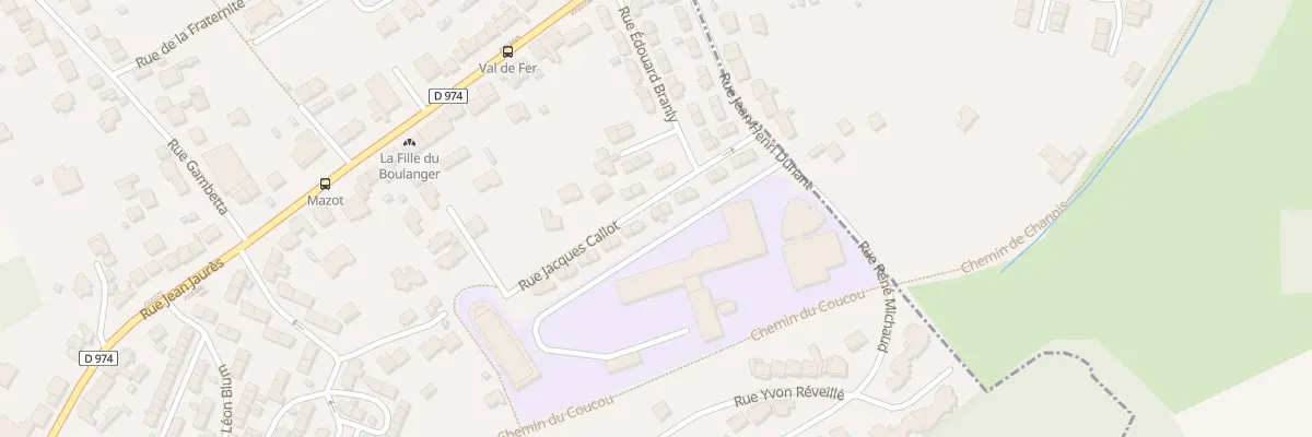 Plan du 15 Rue Jacques Callot à Neuves-Maisons