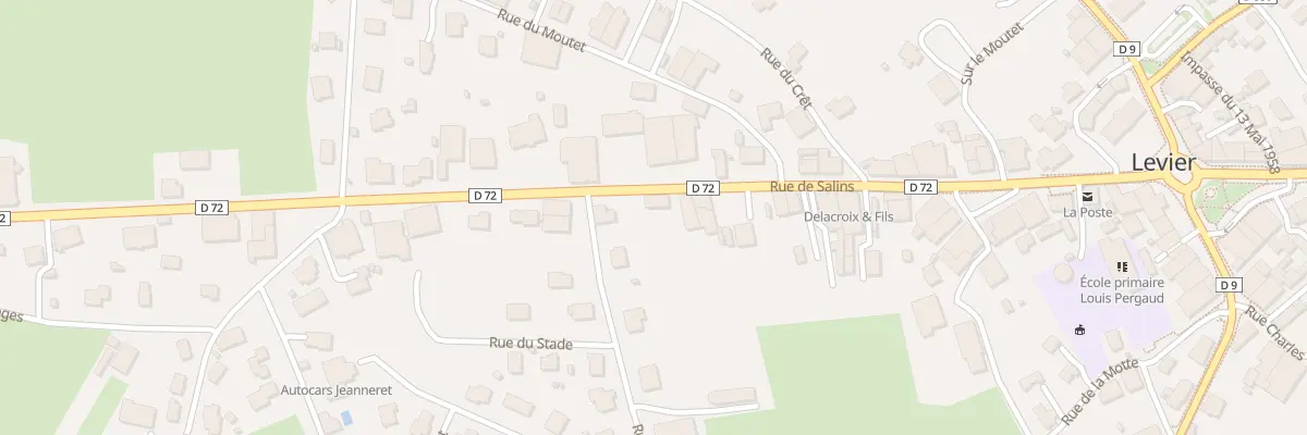 Plan du 46 Rue de Salins à Levier