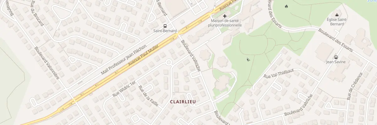 Plan du 1 Rue de la Haute Borne à Villers-lès-Nancy