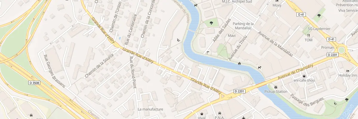 Plan du 14 Grande rue d’Aléry à Annecy