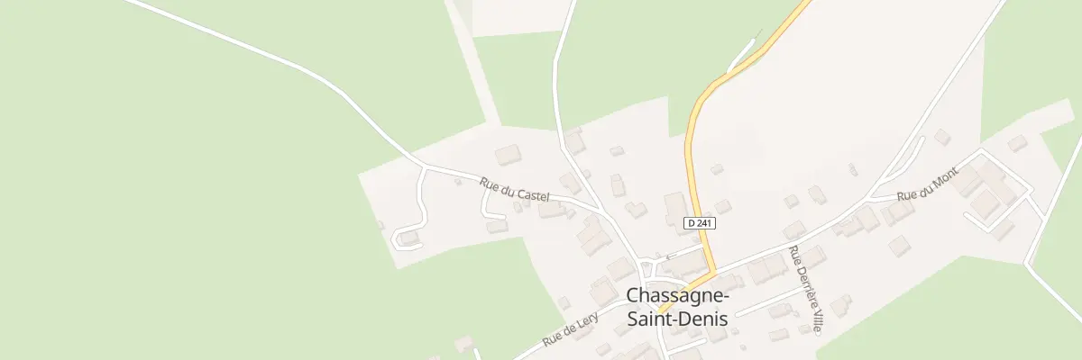Plan du 2 Rue du Castel à Chassagne-Saint-Denis