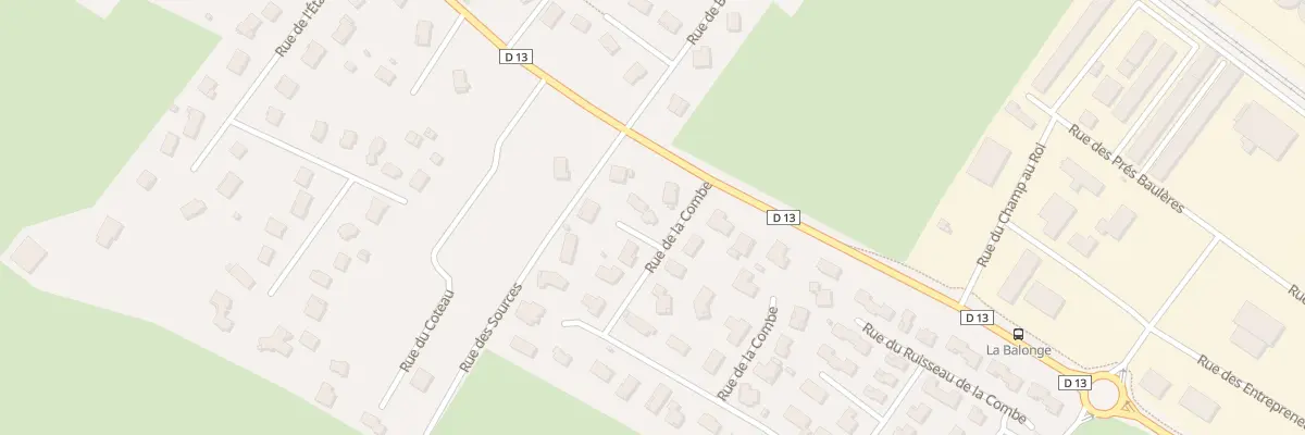 Plan du 33 Rue de la Combe à Vaivre-et-Montoille