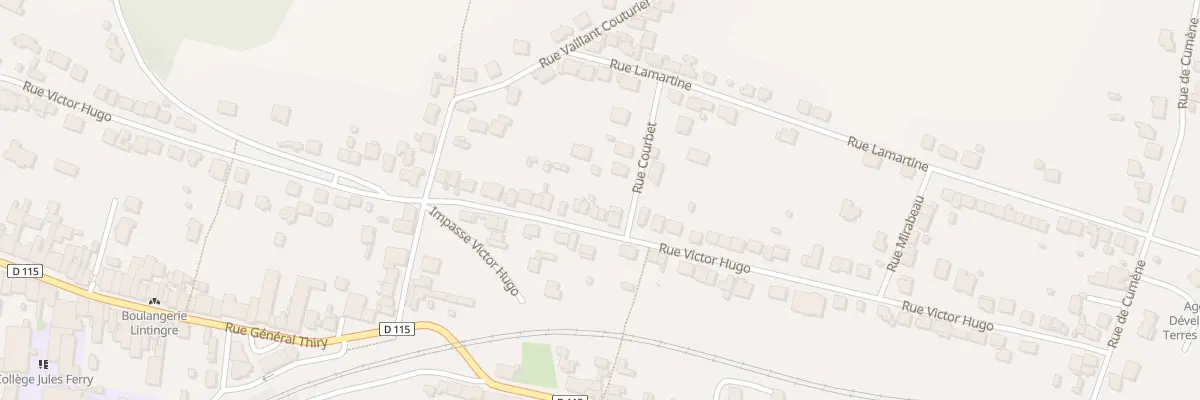 Plan du 65 Rue Victor Hugo à Neuves-Maisons