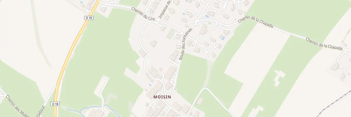 Plan du 301 Rte des Fontaines à Neydens