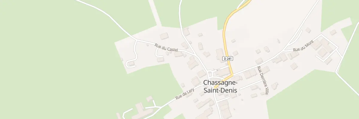 Plan du 1 Rue du Castel à Chassagne-Saint-Denis