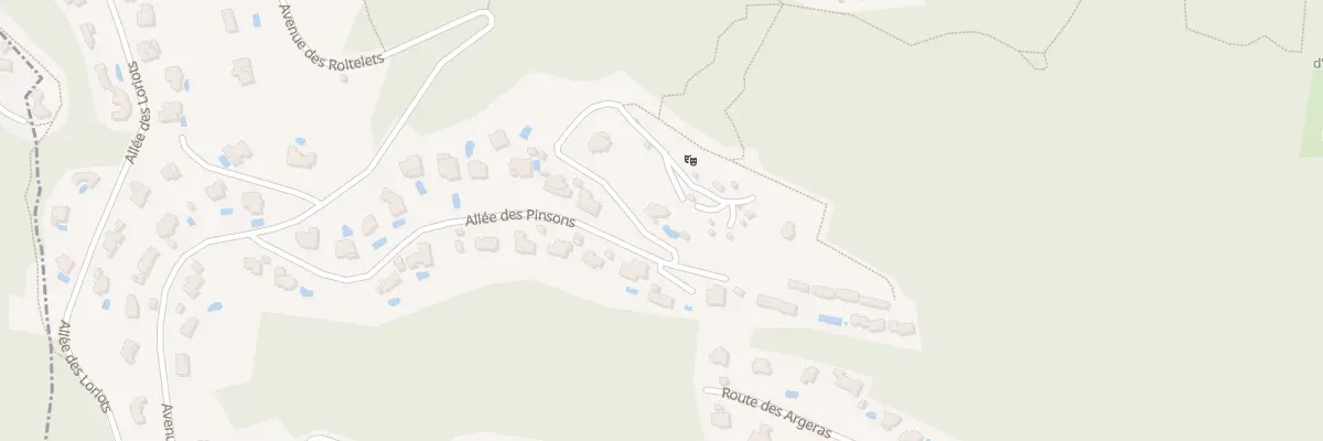 Plan du 9204 All des Pinsons à Hyères