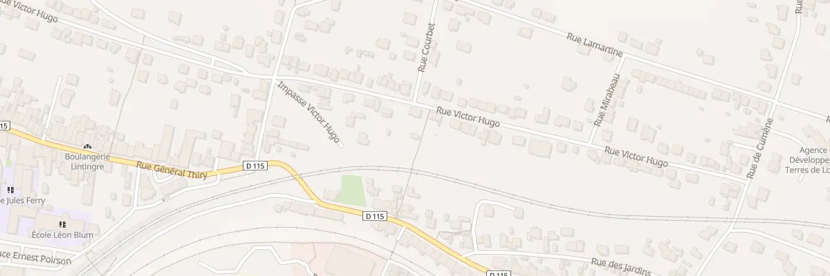 Plan du 70B Rue Victor Hugo à Neuves-Maisons